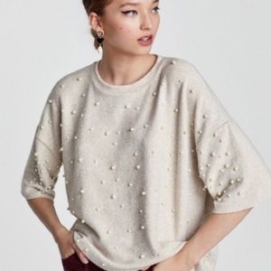 Zara Pearl Sweater